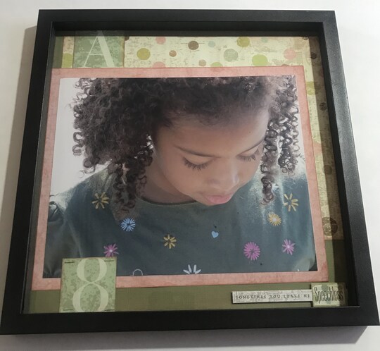 Craft a Cherished 12x12 Framed Memory Page!